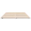 vidaXL Cadre de lit sur&eacute;lev&eacute; Blanc 160 x 210 cm Bois massif en pin