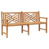vidaXL Banc de jardin Marron 180 x 60 x 90 cm Bois de teck solide