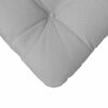 vidaXL Coussins de si&egrave;ge 4 pcs Gris nuage 40 x 40 x 12 cm tissu