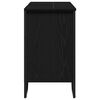 vidaXL Meuble de Lavabo de Salle de Bain Chêne noir 91 x 35 x 60 cm