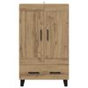 vidaXL Haut Armoire avec tiroir Ch&ecirc;ne artisanal 69,5 x 31 x 115 cm