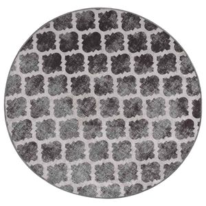 vidaXL Tapis lavable &phi;120 cm multicolore
