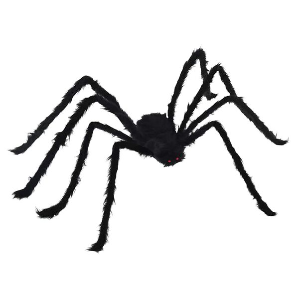 vidaXL D&eacute;coration d'araign&eacute;e d'Halloween avec toiles 4 pcs Polyester