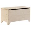 vidaXL Bo&icirc;te de rangement avec couvercle RANA bois massif de pin