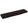vidaXL &Eacute;tag&egrave;re murale marron fonc&eacute; 40x10x2 cm bois ch&ecirc;ne massif trait&eacute;