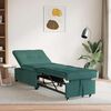 vidaXL Canap&eacute;-lit escamotable Vert fonc&eacute; 194 x 50 x 82 cm Contreplaqu&eacute;