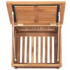 vidaXL Boîte de rangement de jardin 60x50x58 cm Bois de teck solide