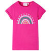 T-shirt pour enfants rose fonc&eacute; 116