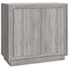 vidaXL Buffet sonoma gris 80x34x75 cm bois d'ing&eacute;nierie