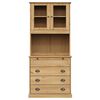 vidaXL Buffet haut VIGO 80x40x176 cm bois massif de pin