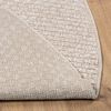 vidaXL Tapis de surface Rond Cr&egrave;me &Oslash; 120 CM