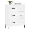 vidaXL Buffet blanc 69,5x34x90 cm bois d'ing&eacute;nierie