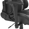 vidaXL Chaise de bureau inclinable Cuir artificiel Gris