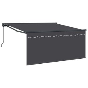 vidaXL Auvent r&eacute;tractable Anthracite 350 x 250 cm