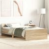 vidaXL Cadre de lit sans matelas ch&ecirc;ne sonoma 100x200 cm