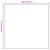 vidaXL Tapis en Fourrure Synth&eacute;tique de Lapin Olite Beige 120 x 120 cm