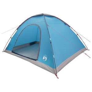 vidaXL Tente de camping 6 personne Bleu
