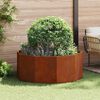 vidaXL Jardini&egrave;re Rouill&eacute; 120 x 120 x 50 cm