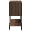 vidaXL Table console chêne marron 100x35x74,5 cm bois d'ingénierie