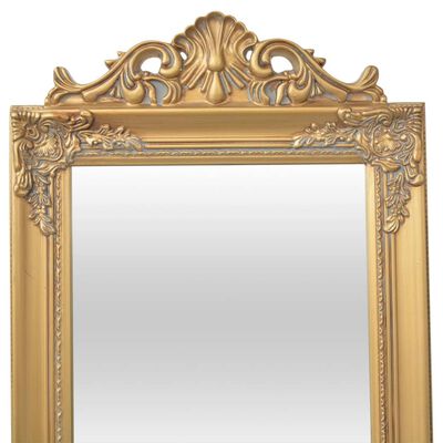 vidaXL Miroir sur pied Style baroque 160x40 cm Doré