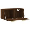 vidaXL Armoire murale chêne marron 80x36,5x35 cm bois d'ingénierie