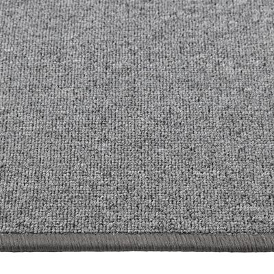 vidaXL Tapis de couloir Gris foncé 50x150 cm