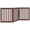 vidaXL Barri&egrave;re pour chien pliable 3 panneaux 150 cm bois de peuplier