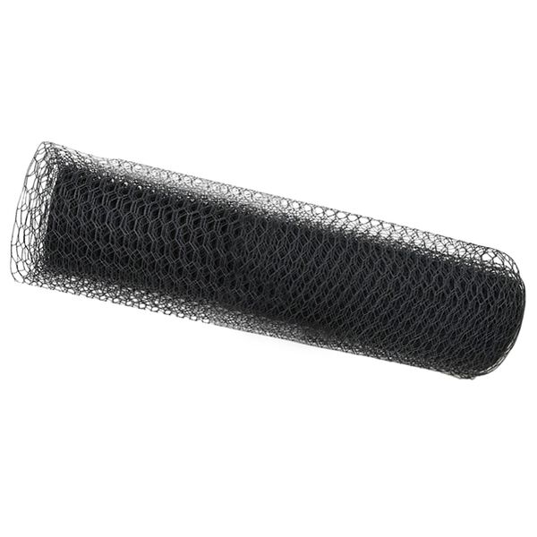 vidaXL Cl&ocirc;ture hexagonale Gris 0,6 x 25 m PVC