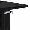 vidaXL Table d'appoint Ch&ecirc;ne noir 35 x 40 x 55 cm Bois d'ing&eacute;nierie