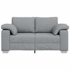 vidaXL Canap&eacute; Gris clair 160 x 80 x 82 cm tissu