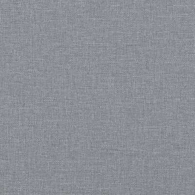 vidaXL Cadre de lit sans matelas gris clair 140x200 cm tissu