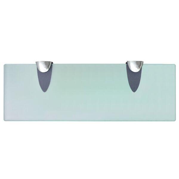 vidaXL &Eacute;tag&egrave;res murales 2 pcs Verre 30 x 10 cm 8 mm