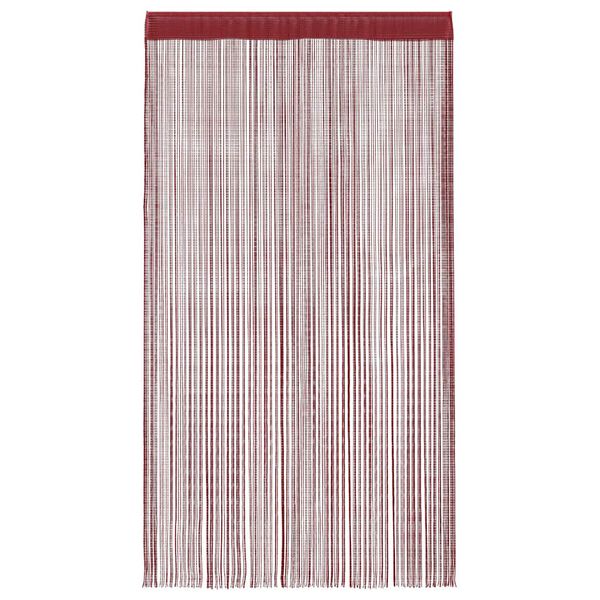 vidaXL Rideau en fils 2 pcs 100 x 250 cm Bordeaux