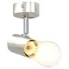 vidaXL Spot de plafond Nickel 6,5 x 6 x 11,5 cm M&eacute;tal