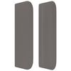 vidaXL T&ecirc;te de lit avec oreilles Gris 83x16x78/88 cm Similicuir