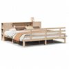 vidaXL Lit biblioth&egrave;que sans matelas 180x200 cm bois massif de pin