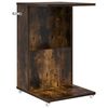 vidaXL Table d'appoint Ch&ecirc;ne fum&eacute; 40 x 35 x 60 cm Bois d'ing&eacute;nierie