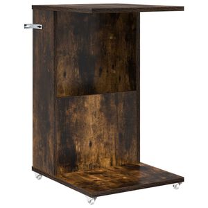 vidaXL Table d'appoint Ch&ecirc;ne fum&eacute; 40 x 35 x 60 cm Bois d'ing&eacute;nierie