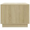 vidaXL Table basse Ch&ecirc;ne sonoma 102,5x55x44 cm Bois d'ing&eacute;nierie