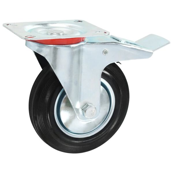 vidaXL 12 pcs Roulettes pivotantes 160 mm