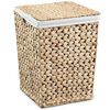 vidaXL Panier &agrave; linge 2 pcs Jacinthe d'eau