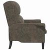 vidaXL fauteuil Gris fonc&eacute; 76 x 94 x 102 cm Simili cuir