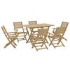 vidaXL Ensemble &agrave; manger de jardin 7 pcs Bois d'acacia solide