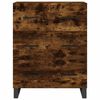 vidaXL Buffet haut Ch&ecirc;ne fum&eacute; 69,5x34x180 cm Bois d'ing&eacute;nierie