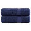 vidaXL Serviettes de douche de qualit&eacute; sup&eacute;rieure SOLUND 2 pcs