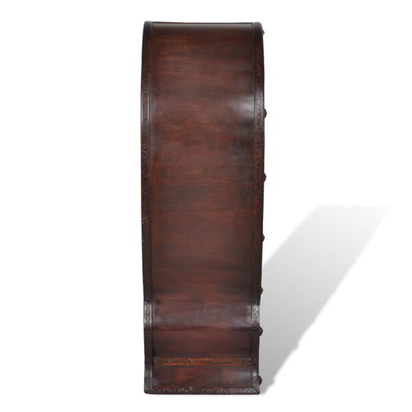 vidaXL &Eacute;tag&egrave;re &agrave; vin Marron bois
