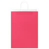 vidaXL Sacs en papier 250 pcs avec poign&eacute;es rose 32x17x44 cm