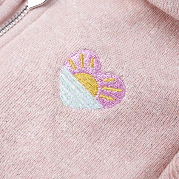 Sweatshirt &agrave; capuche avec fermeture &eacute;clair pour enfants 140