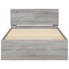 vidaXL Cadre de lit sans matelas avec t&ecirc;te de lit 100x200 cm