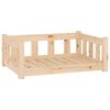 vidaXL Lit pour chien 75,5 x 55,5 x 28 cm Bois de pin massif